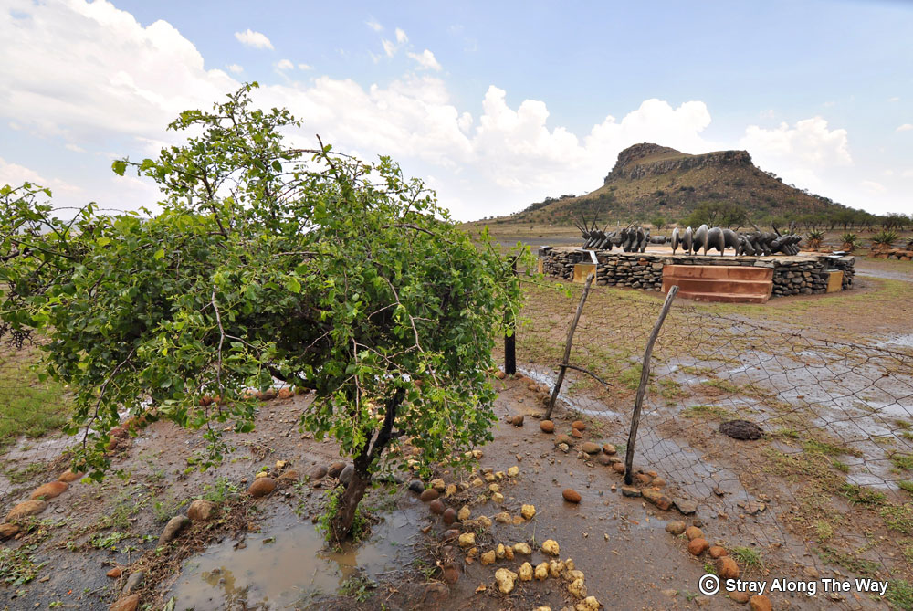 The Isandlwana Zulu monuments